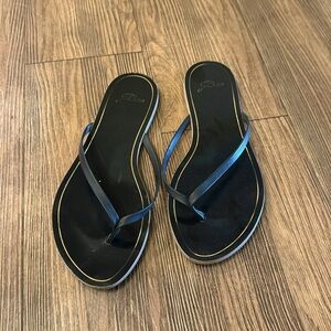 J. Crew flip flops